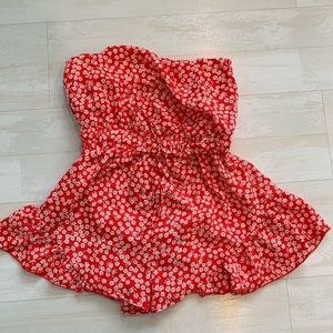 Princess Polly strapless play suit